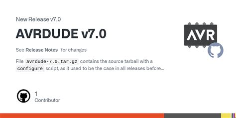 avrdude|AVRDUDE v7.3 released!.